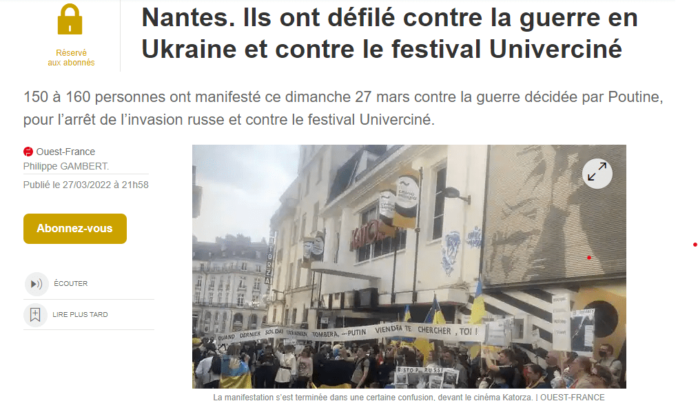 Ouest France 27032022